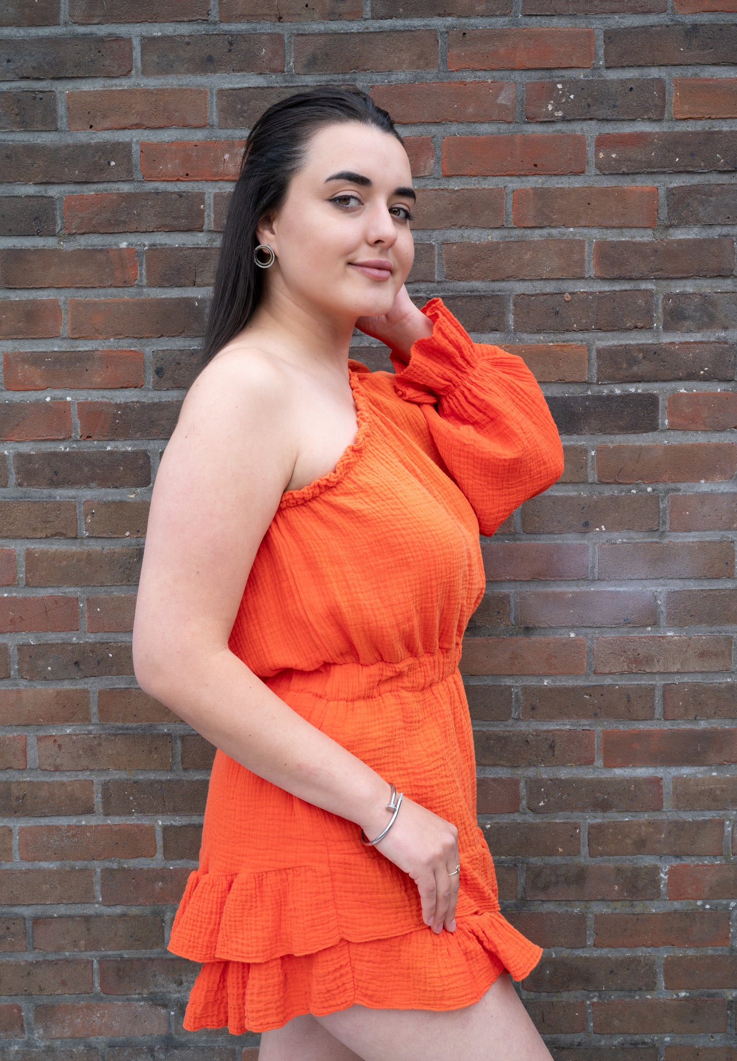 One Shoulder Combi Short