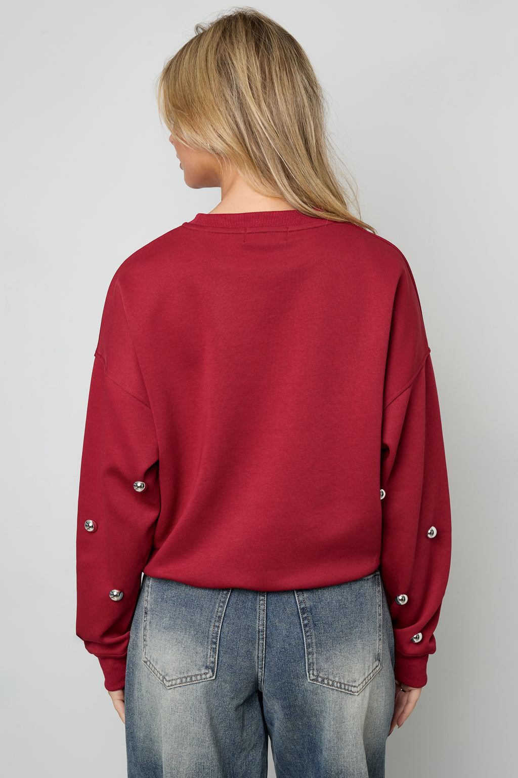 Sweater with studs