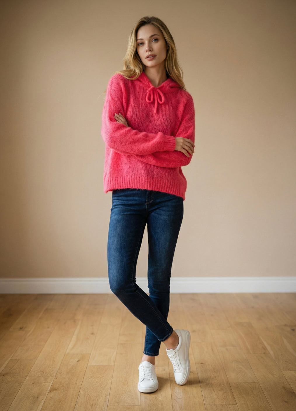 Trui Amanda – Oversize Hoodie | Taille Unique | Made in Italy