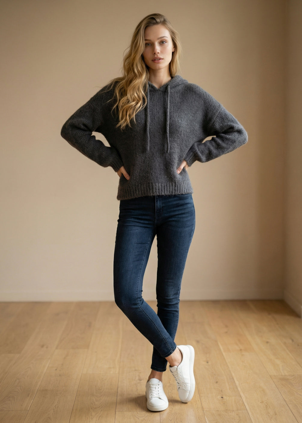 Trui Amanda – Oversize Hoodie | Taille Unique | Made in Italy