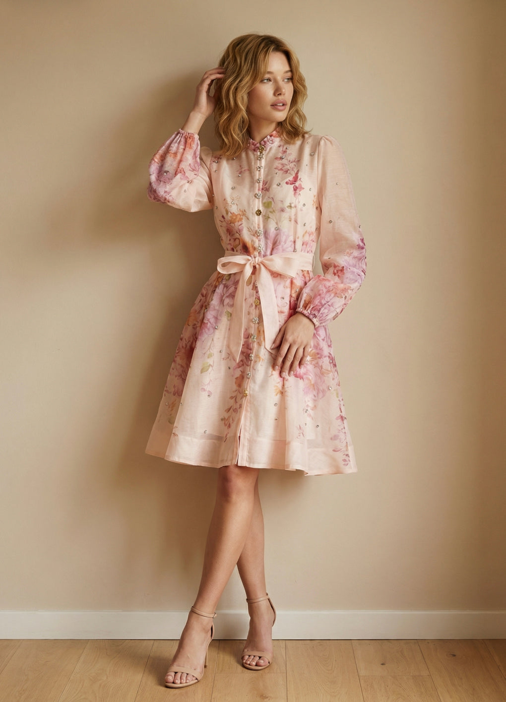 Jurk Floor – Bloemenjurk met Ceintuur