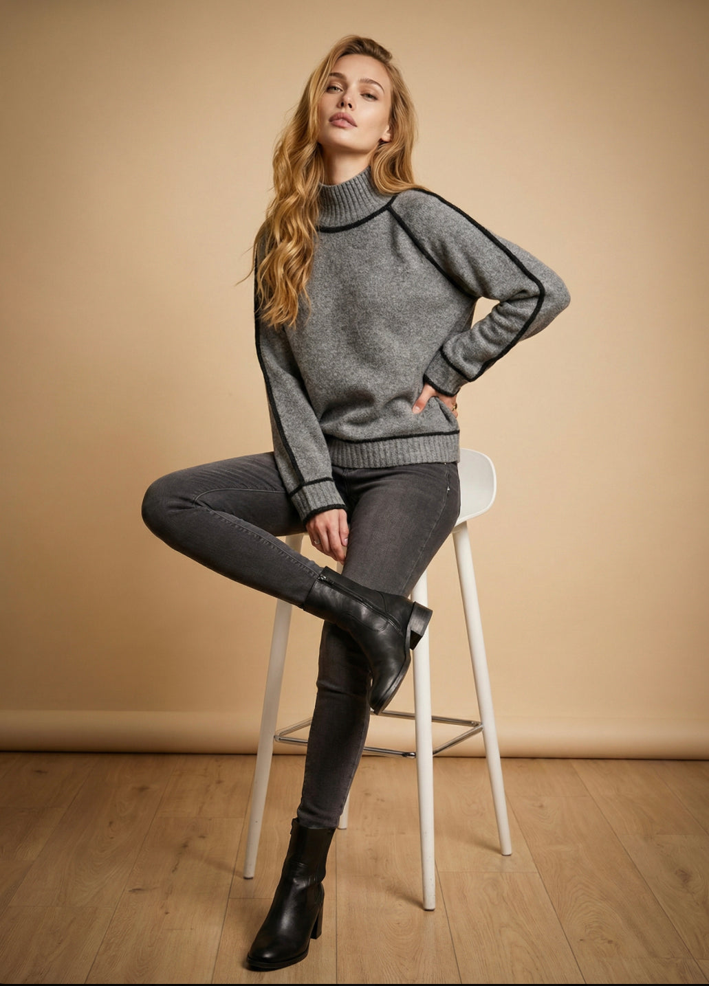 Celine Contrast Knit