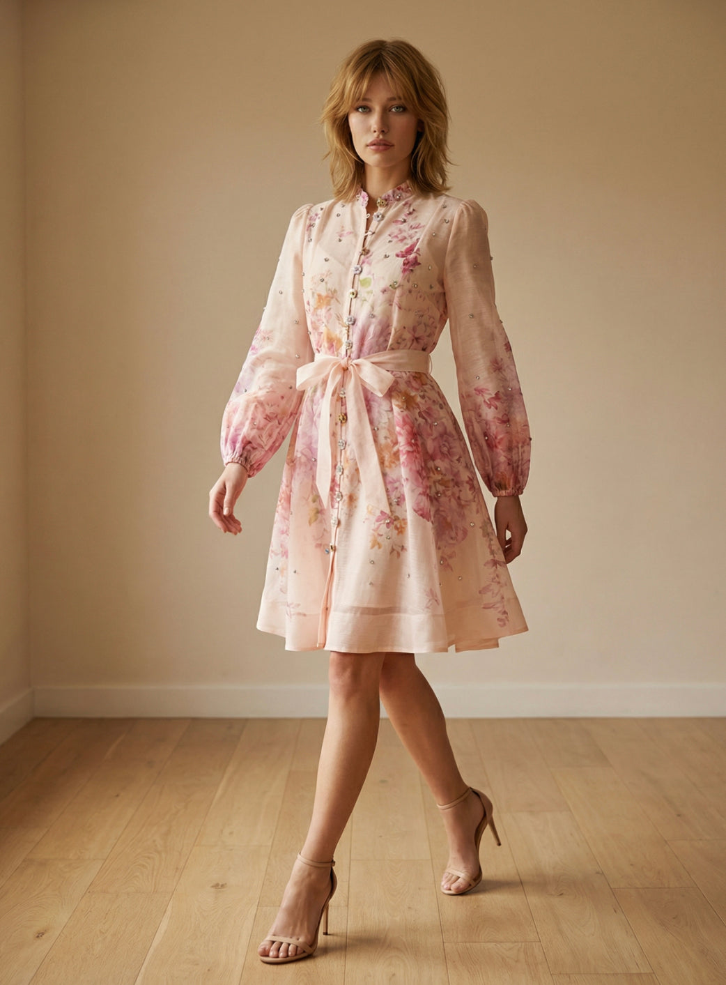 Jurk Floor – Bloemenjurk met Ceintuur