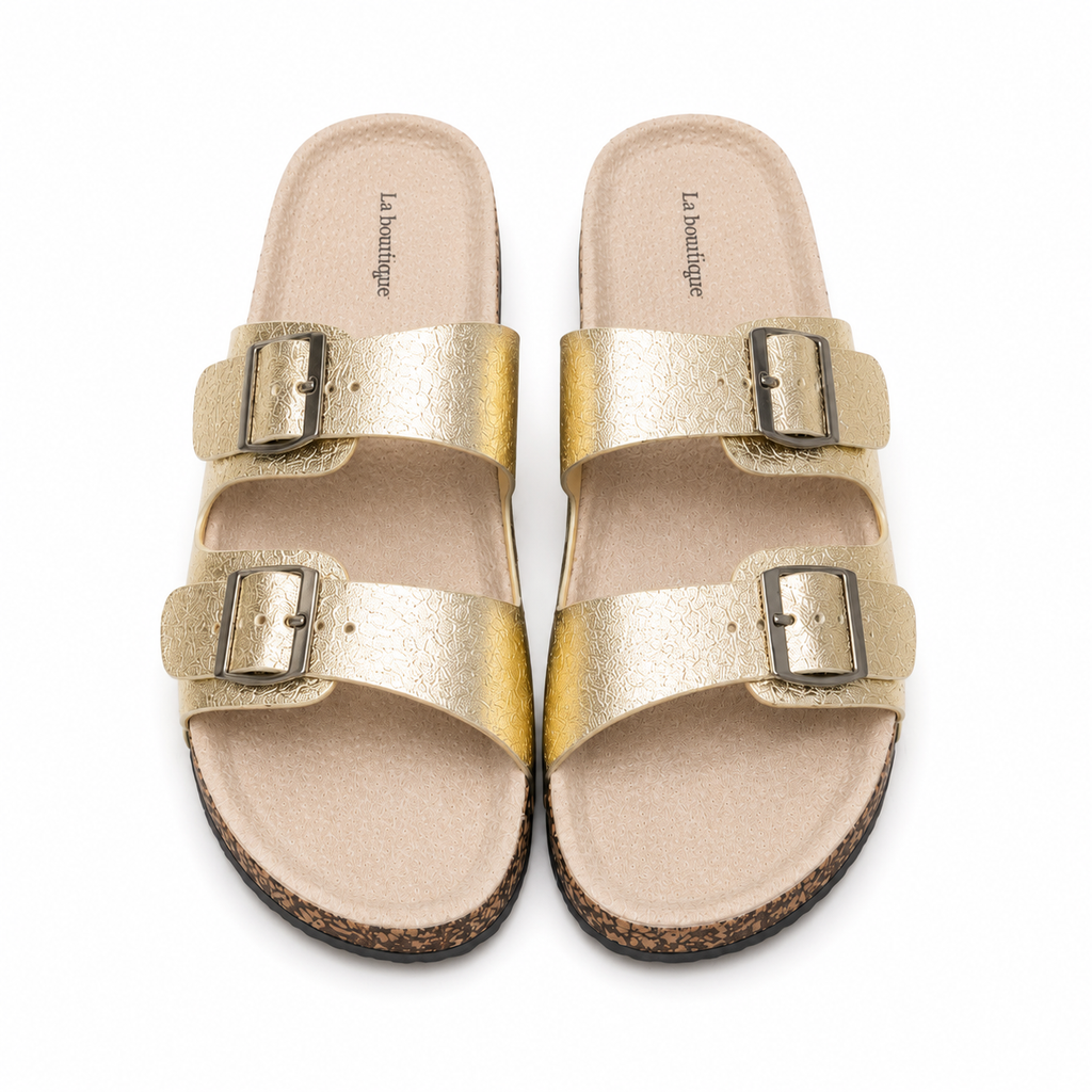 Luna Buckle Slides