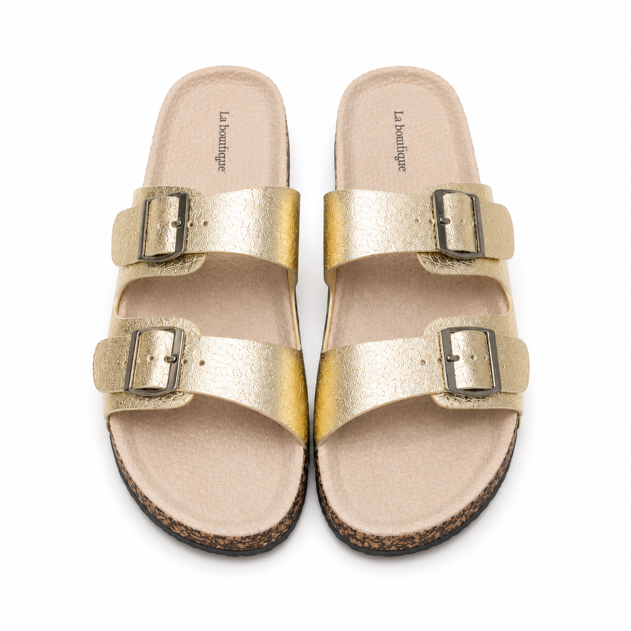 Luna Buckle Slides
