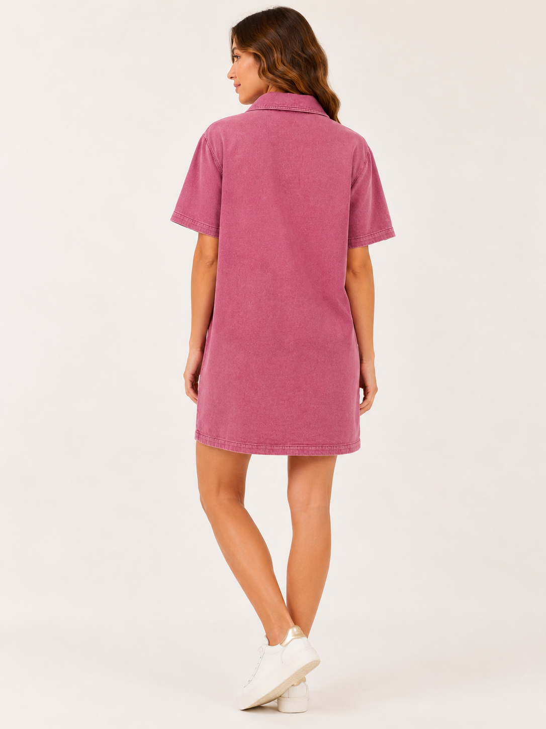 Rosalie Shirtjurk – Roze | 100% Katoen