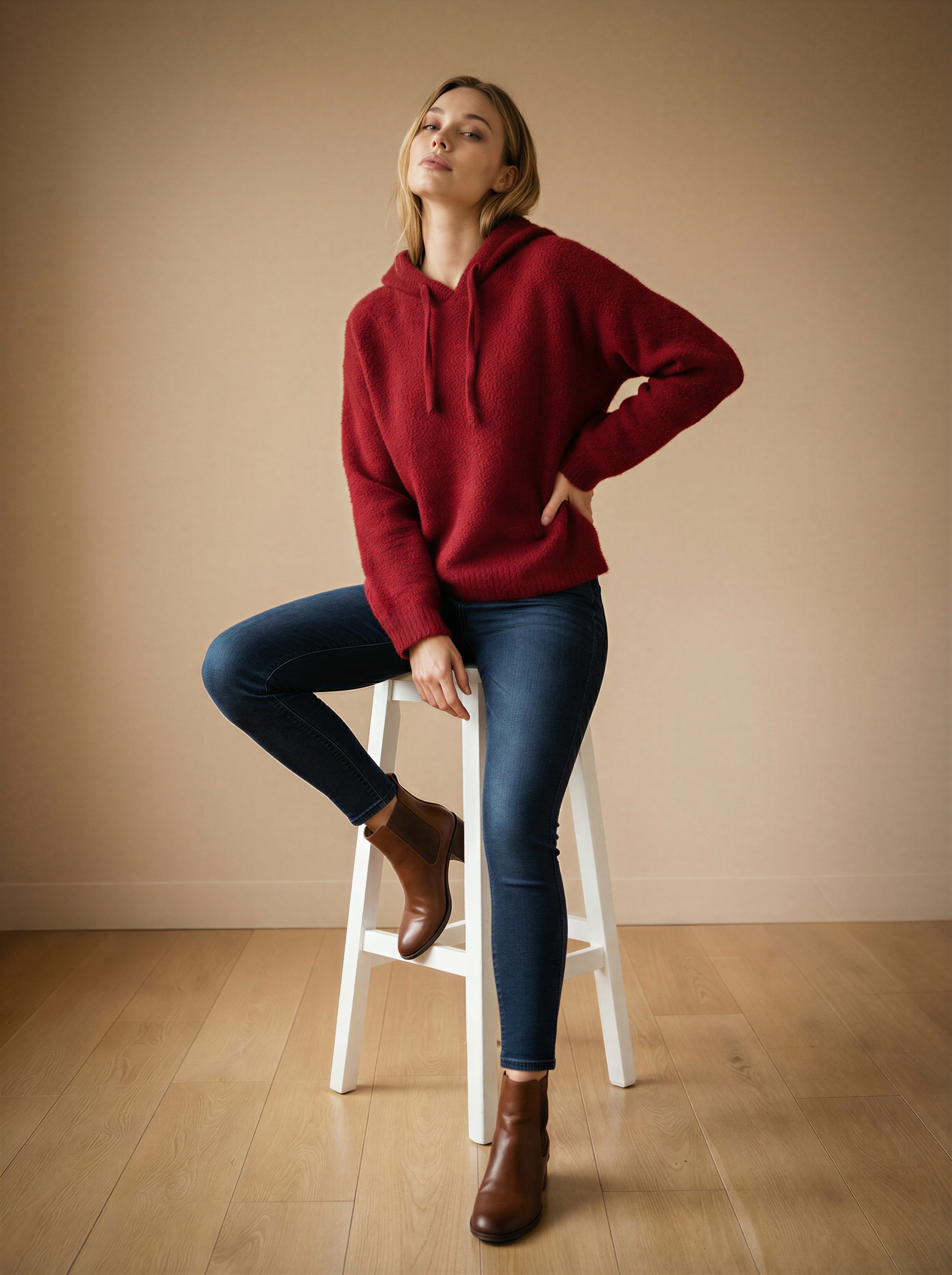 Trui Amanda – Oversize Hoodie | Taille Unique | Made in Italy