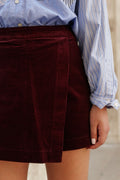 Isabelle Velvet Skort