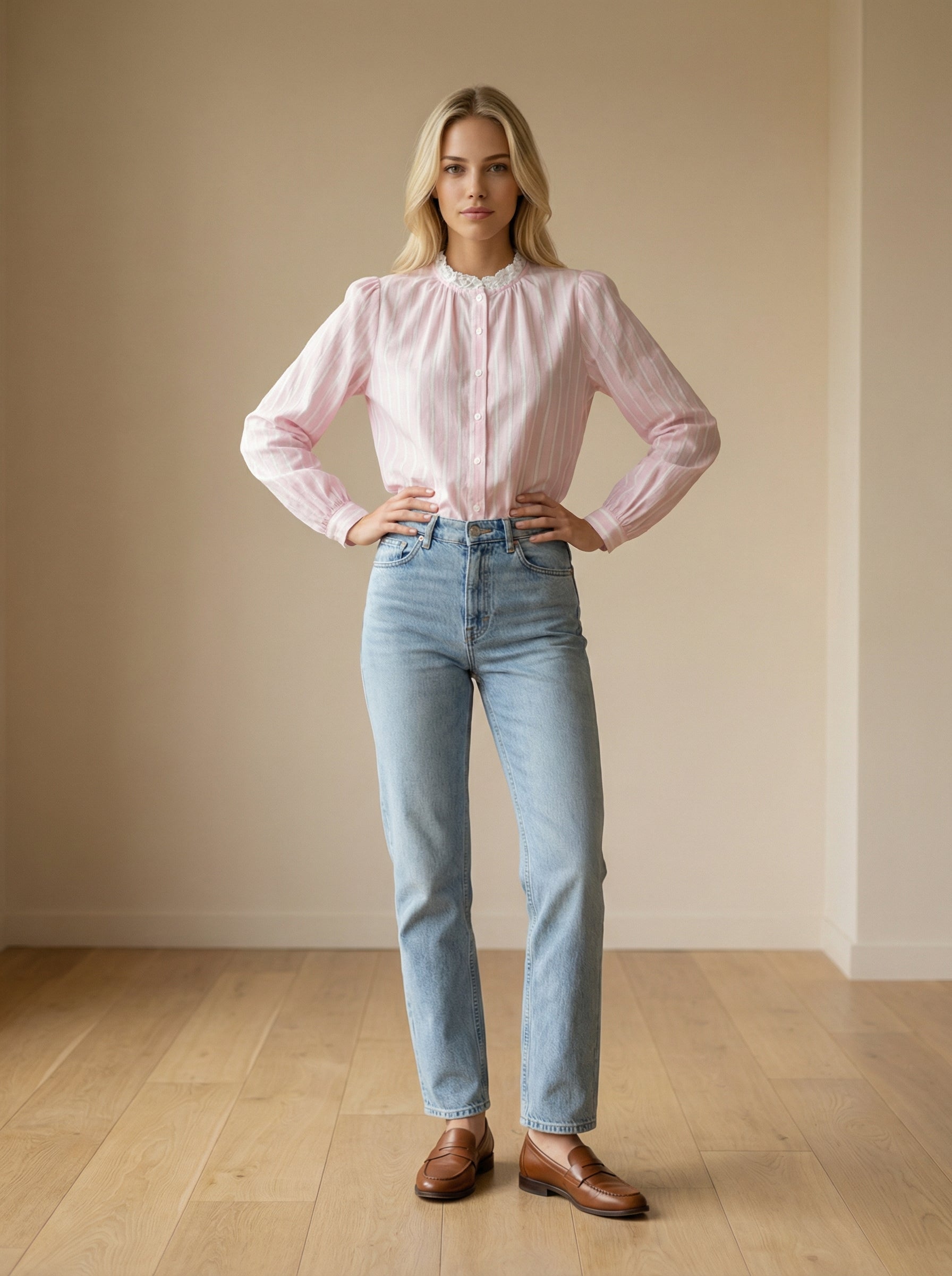 Rosalie Lace Blouse – 100% katoen